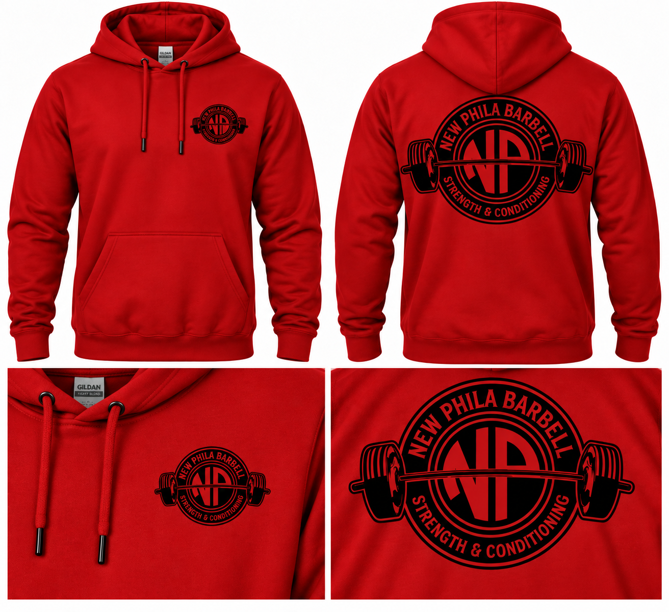 New Phila Barbell Hoodie
