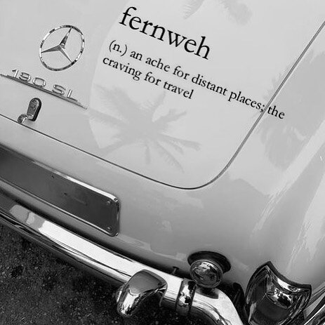 Fernweh

(n.) an ache for distant places; the craving for travel.