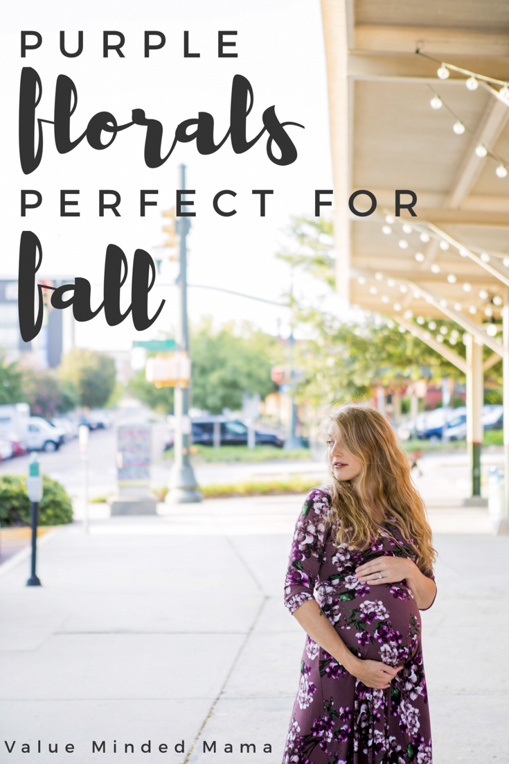 Purple Florals Perfect for Fall