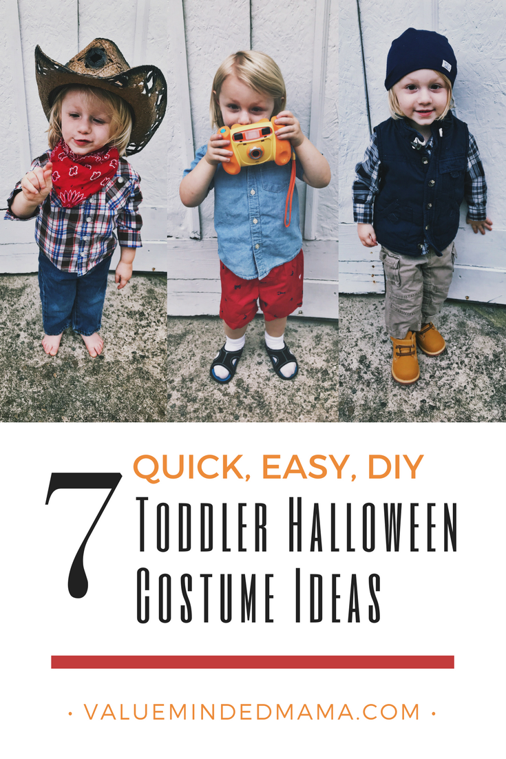 7 Quick, Easy, DIY Toddler Halloween Costume Ideas