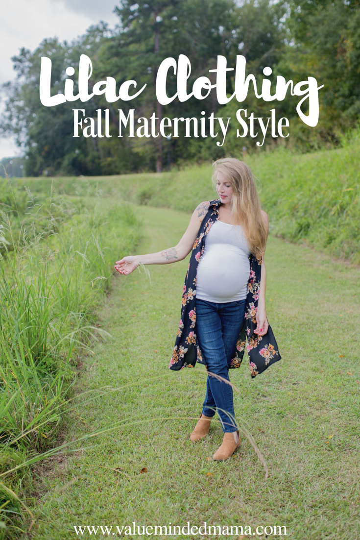 Lilac Clothing: Fall Maternity Style