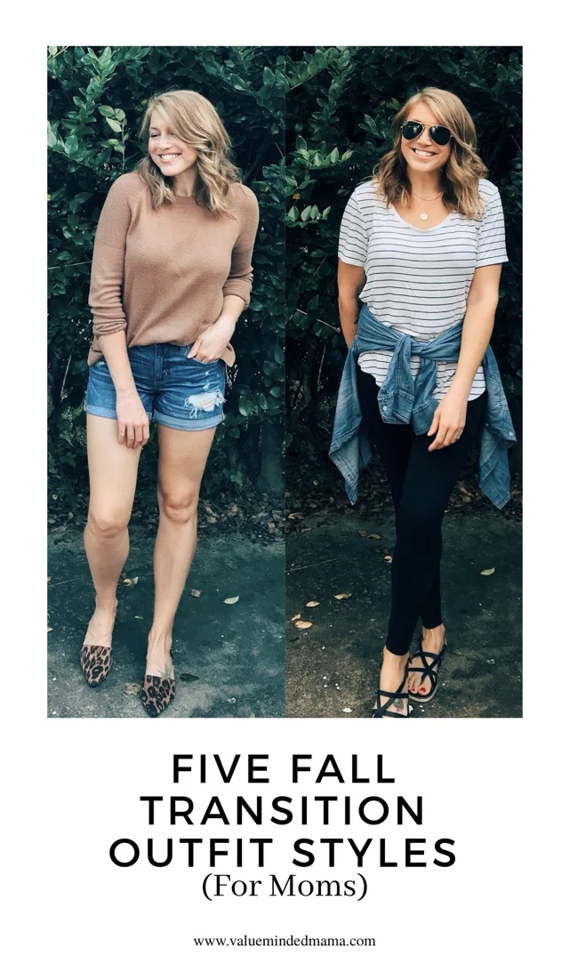 Five Fall Transition Outfit Styles (for Moms)