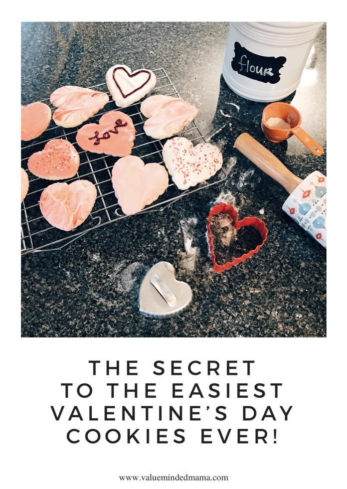 The Secret to the Easiest Valentine’s Day Cookies Ever!