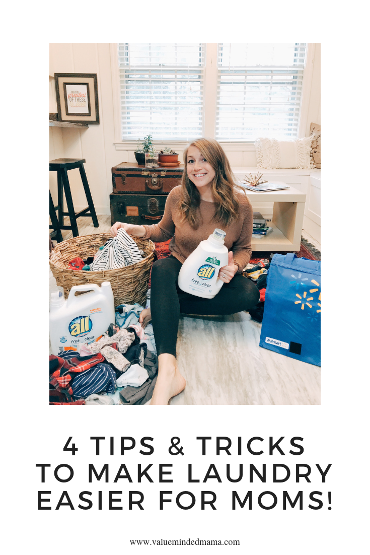 4 Tips &amp; Tricks to Make Laundry Easier for Moms!​