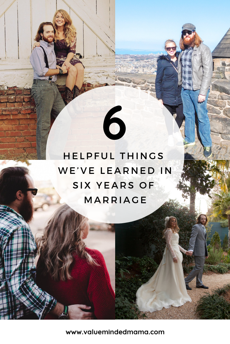 Six Helpful Things We’ve Learned in Six Years of Marriage