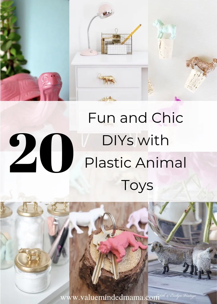 20 Fun and Chic DIYs with Plastic Animal Toys