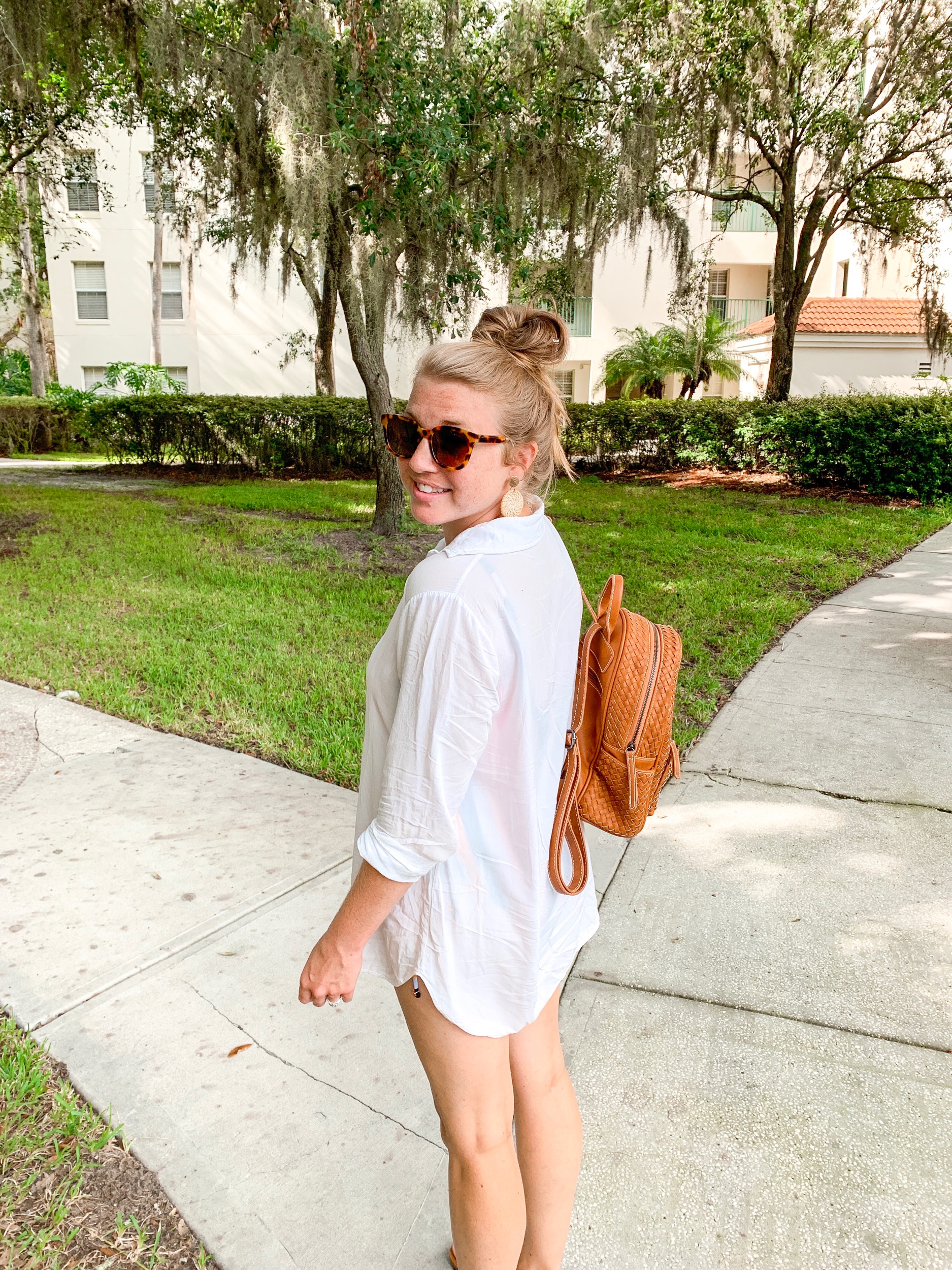 This is a great, lightweight swim coverup . Can’t remember what size - XL maybe? But it’s still too small.