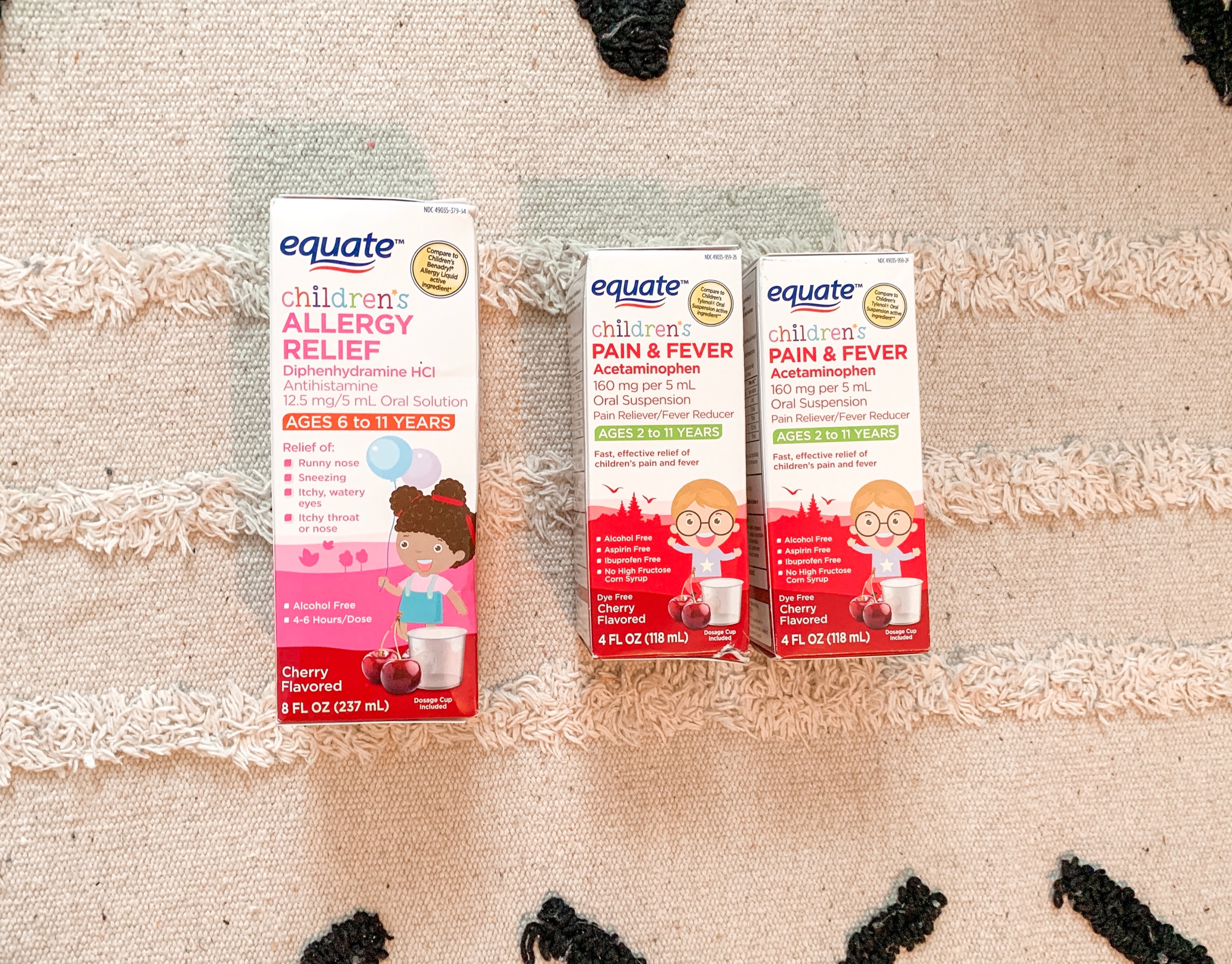Stocking up on all things baby cold & flu season ahead of time! Ginny is also teething some molars right now, so it’s good to be prepared. Oh, and she’s also allergic to random things. So we need to keep infant allergy meds stocked at all times.