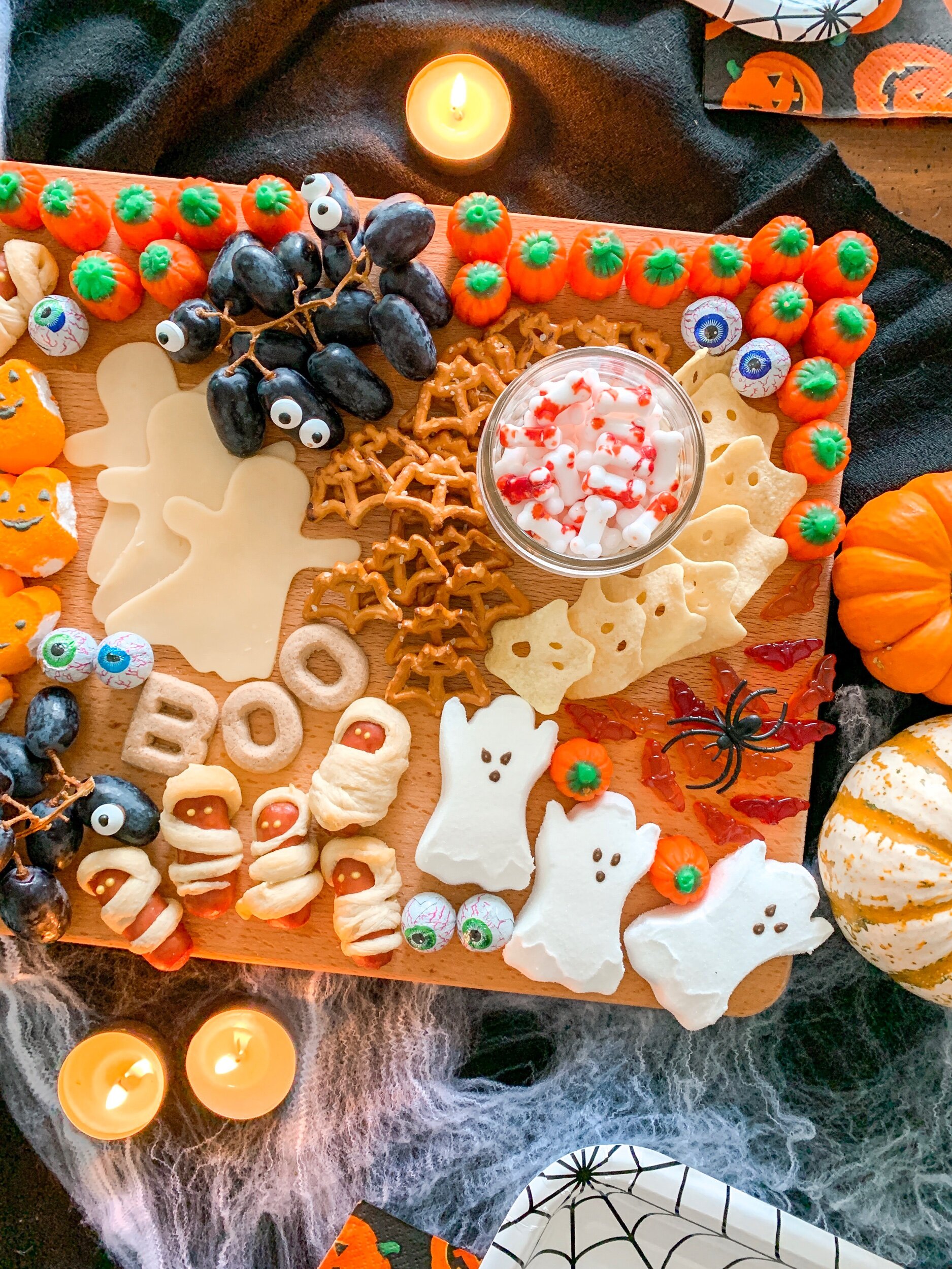 Little details and treats make a fun holiday charcuterie board