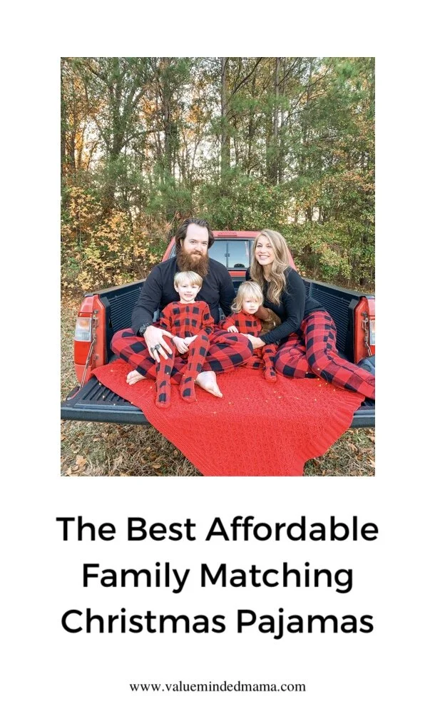The Best Affordable Family Matching Christmas Pajamas  Value Minded Mama