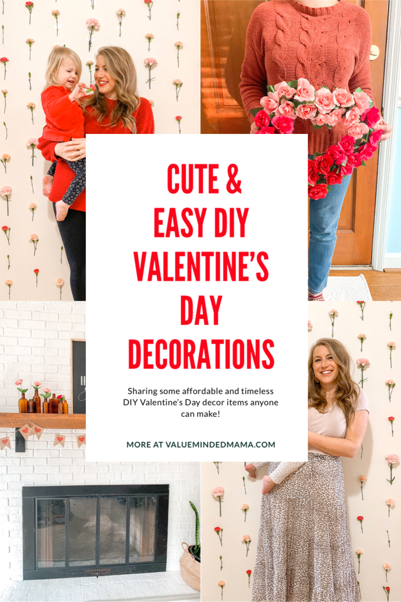Cute &amp; Easy DIY Valentine’s Day Decorations
