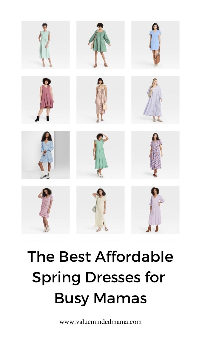 The Best Affordable Spring Dresses for Busy Mamas — Value Minded Mama