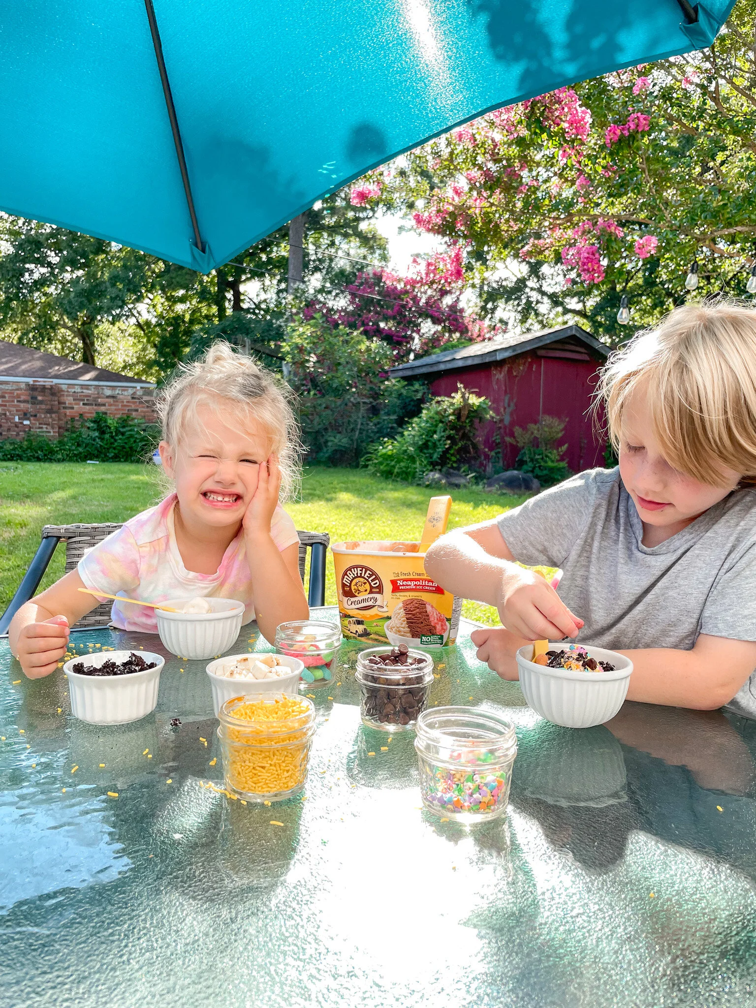 Easy DIY Sundae Bar with Mayfield Ice Cream
