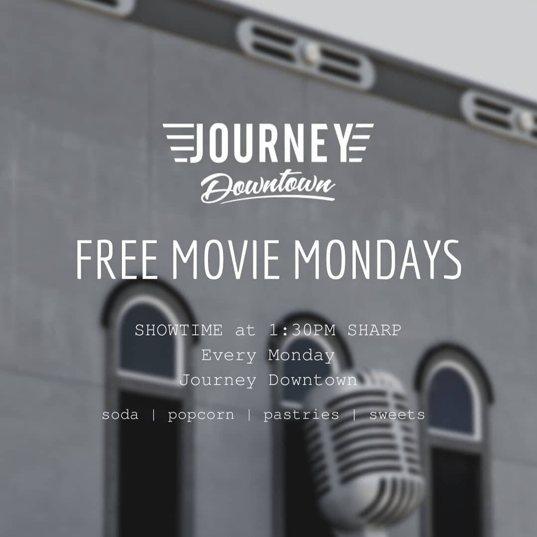 You know what tomorrow is! Movie Mondays! 

Come on by at 1:30PM with the family for some treats and a movie with us 🎬🍿

#journeydowntown #journeydowntownevents #downtownvacaville #downtownvacavilleevents