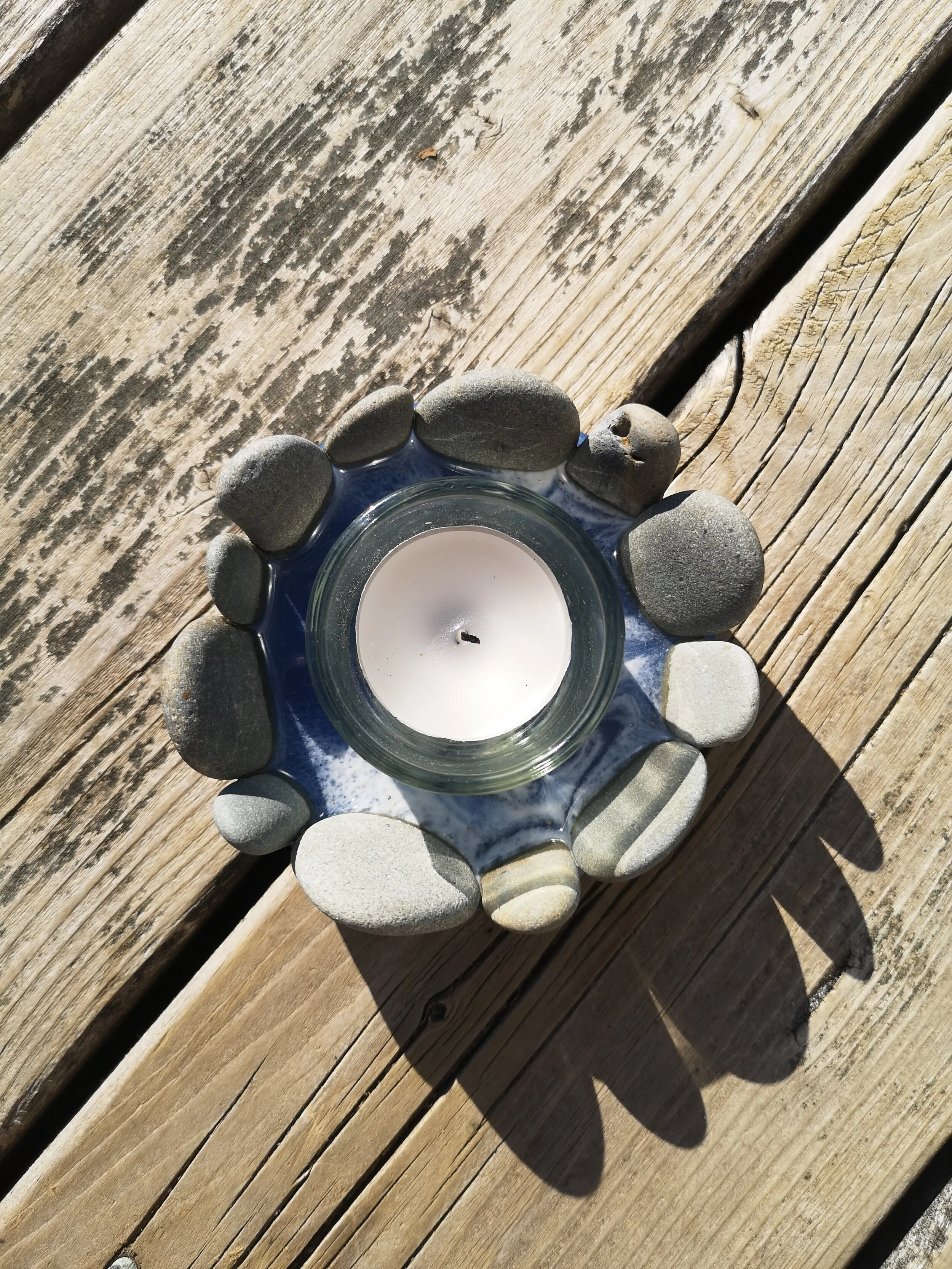 Beach Scene Tealight Holder