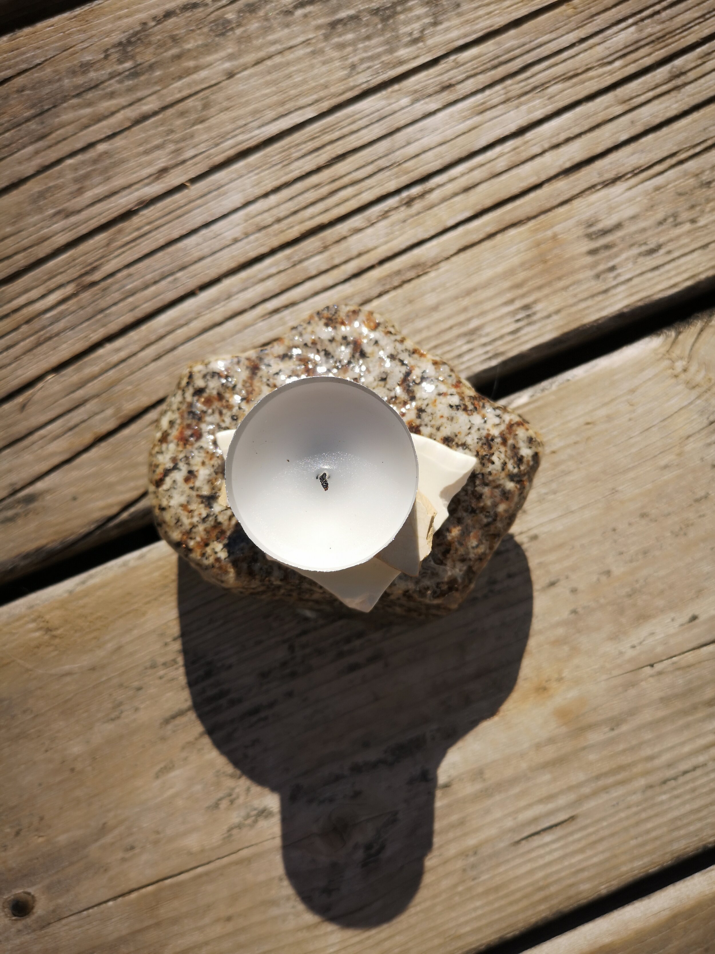 Rock Tealight Holder