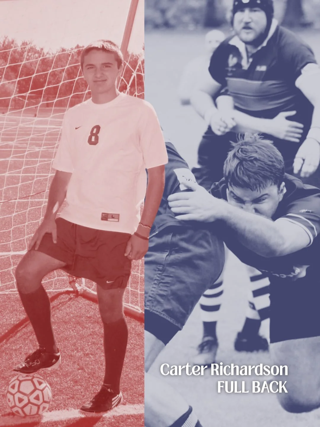 With the Fifa World Cup all done for another 4 years (and Scotland&rsquo;s moment in Boston a distant memory) it&rsquo;s all about the rugby now, right?

If you are or were a footballer, have you thought about giving rugby a go?

Connor and Carter bo