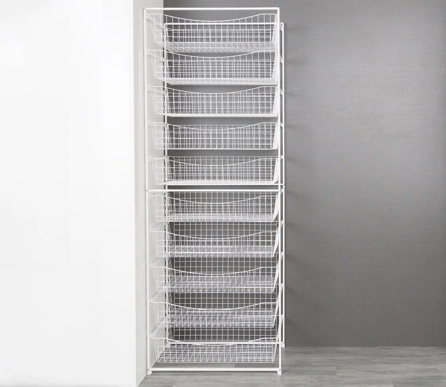 Hvem har best pris på kurvstativ til garderobe?