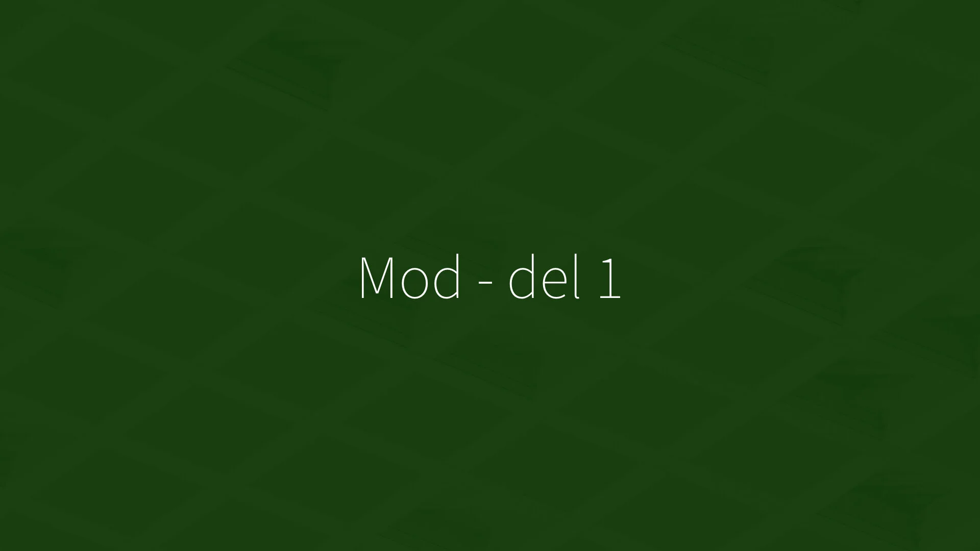 15. Mod - del 1