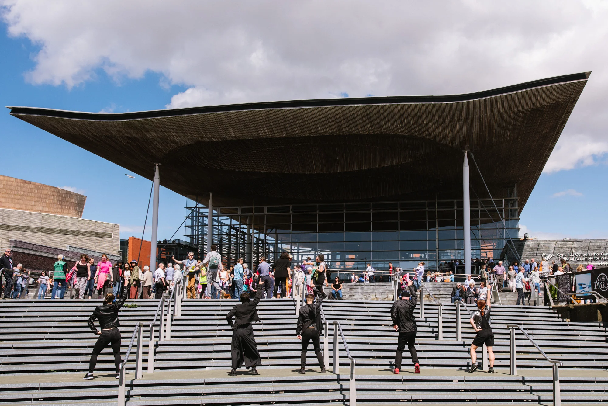 Owain on the steps of the Senedd.jpg