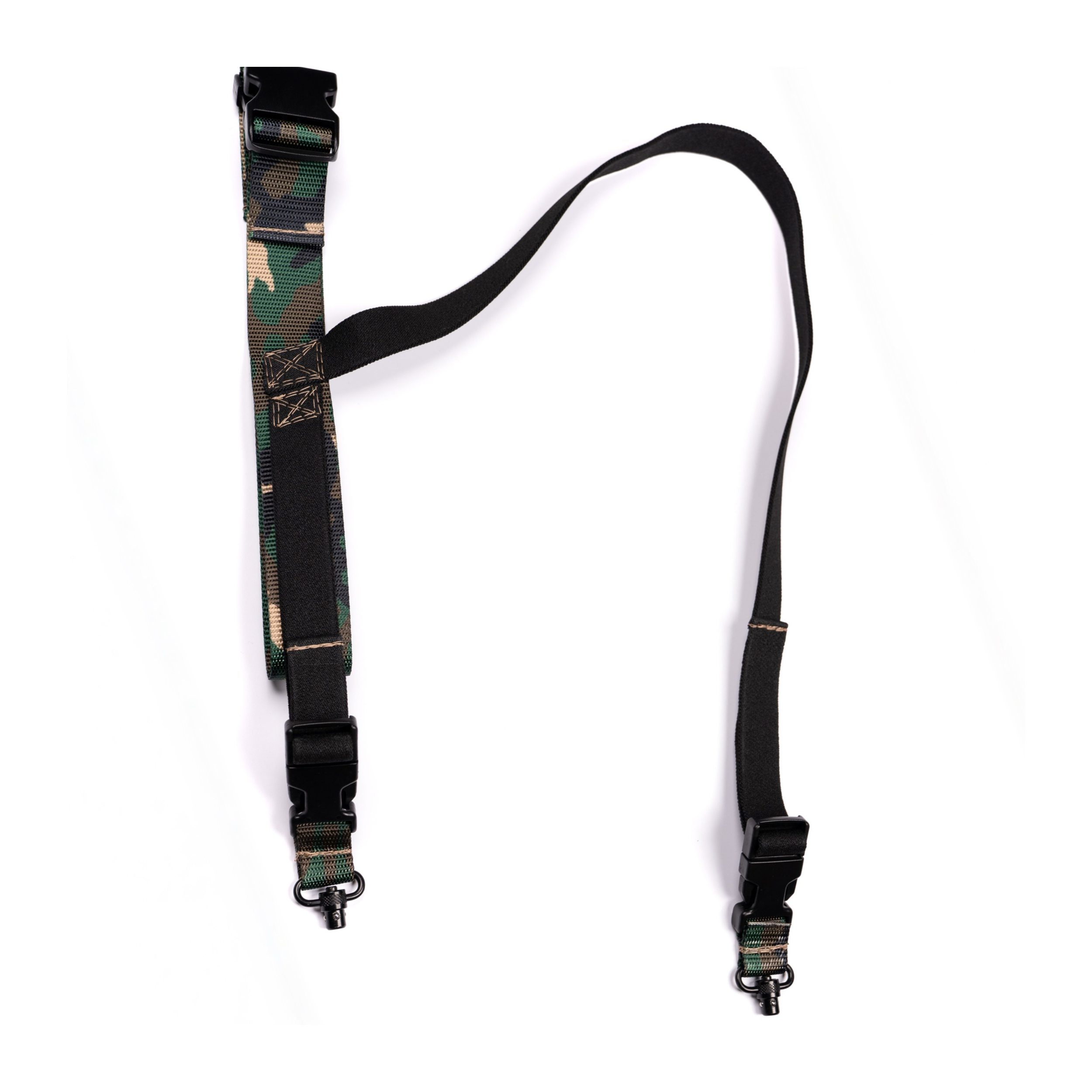 Multicam QD Sling with 1250 ft-lb mil-spec webbing & USA-made buckles. Tactical sling trusted by law enforcement, military & Airsoft.