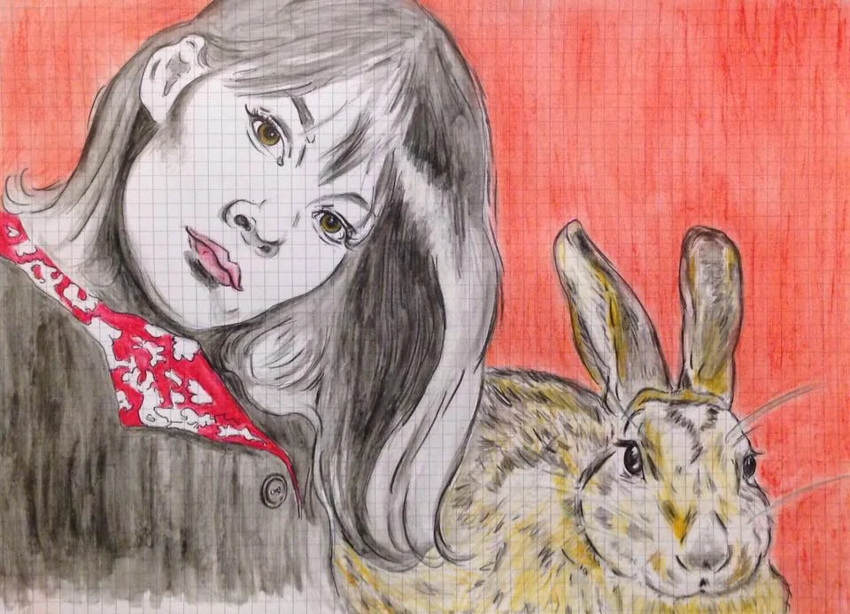 glenda jackson with bunny...