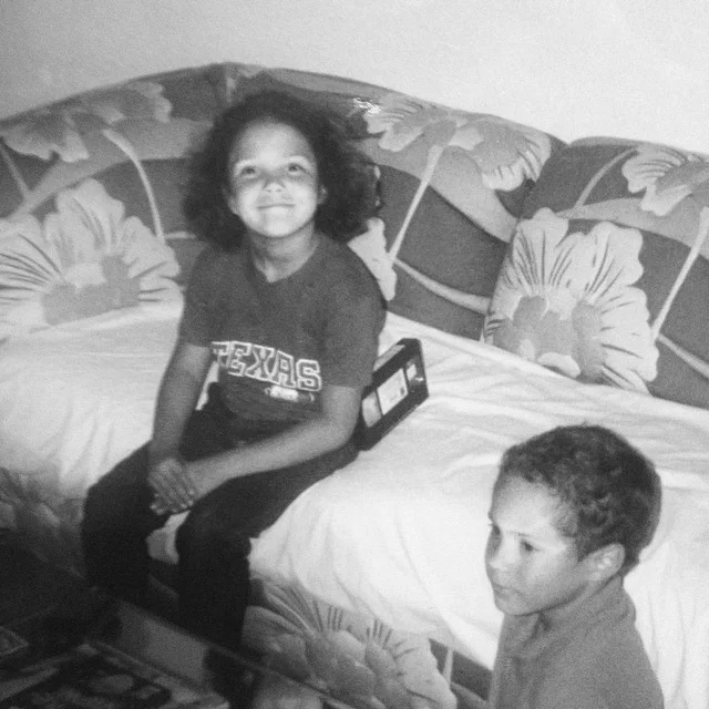 Photo of 7-year-old Sam before I learned how to tame that mane, taken by unknown {probably my mom}.