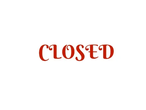 CLOSED: New Year's Day