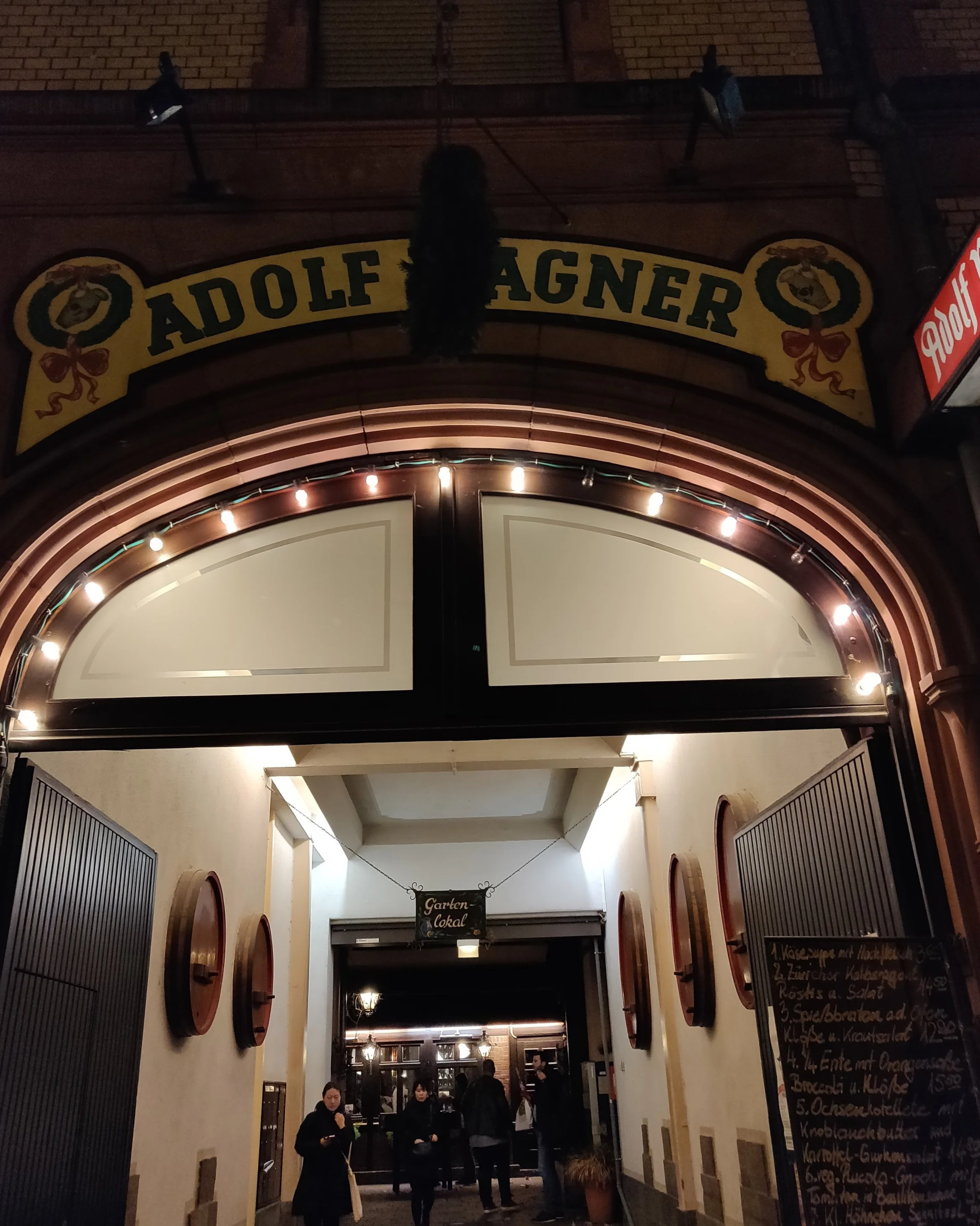 Adolf Wagner's, arguably best schnitzel in Frankfurt!