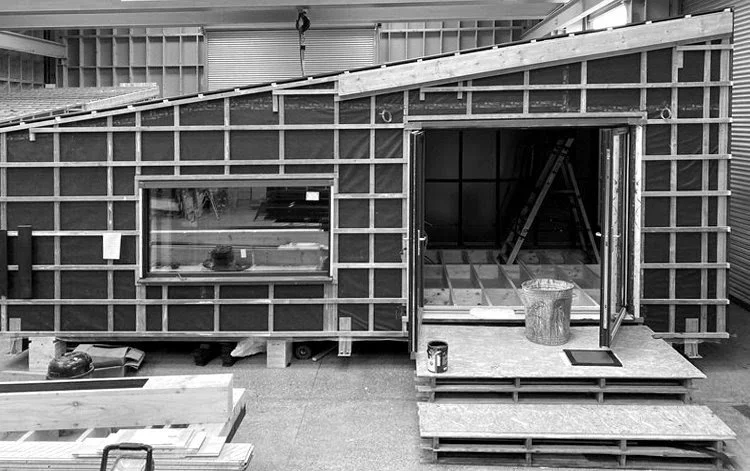 Koto Trees at Tughall cabins under construction