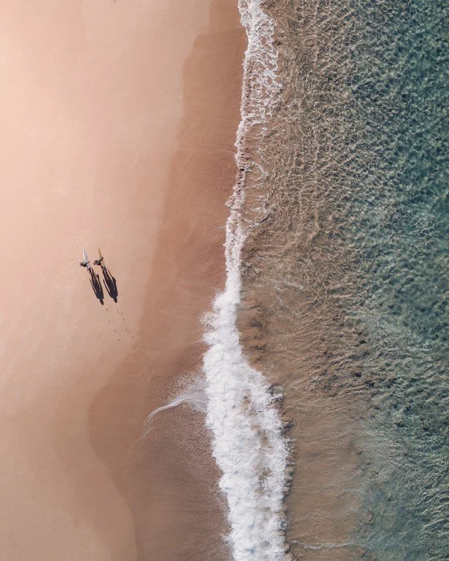 People walking on the beach