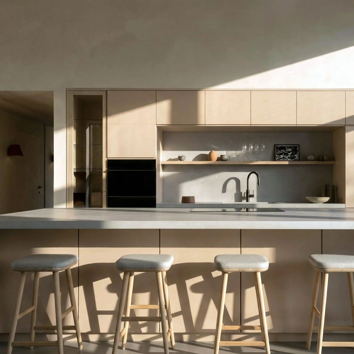Kitchen interior at Cornwall Barn