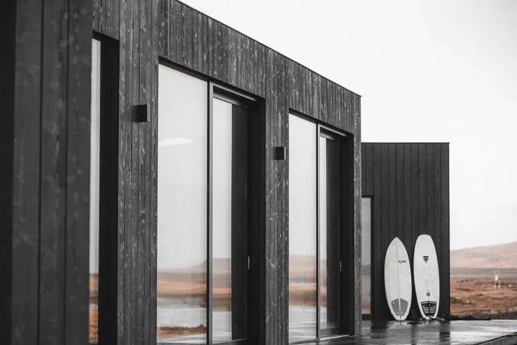 Koto House with surfboards