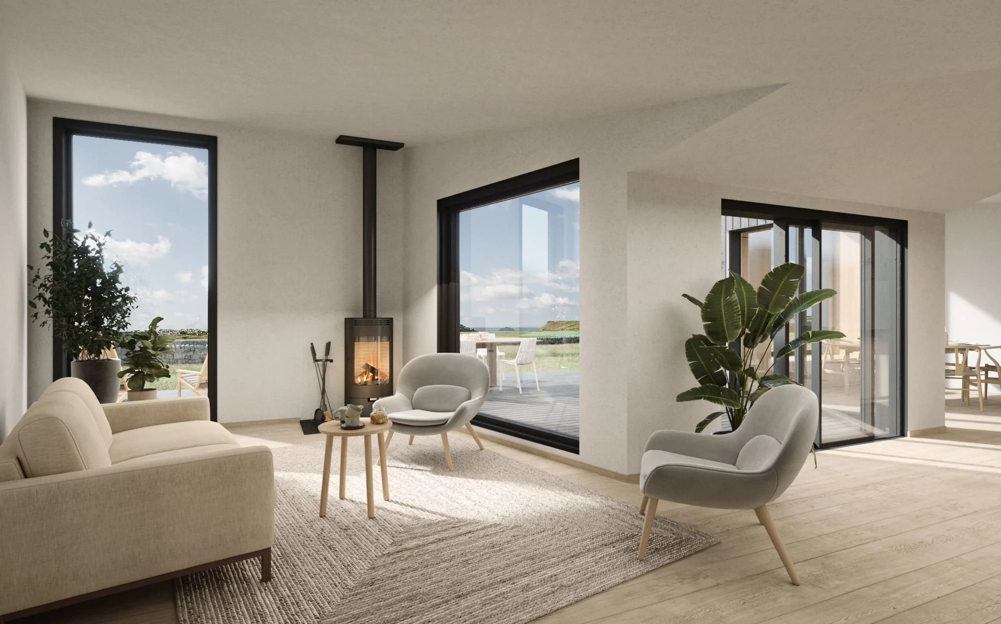 Koto cabin interior at The Point