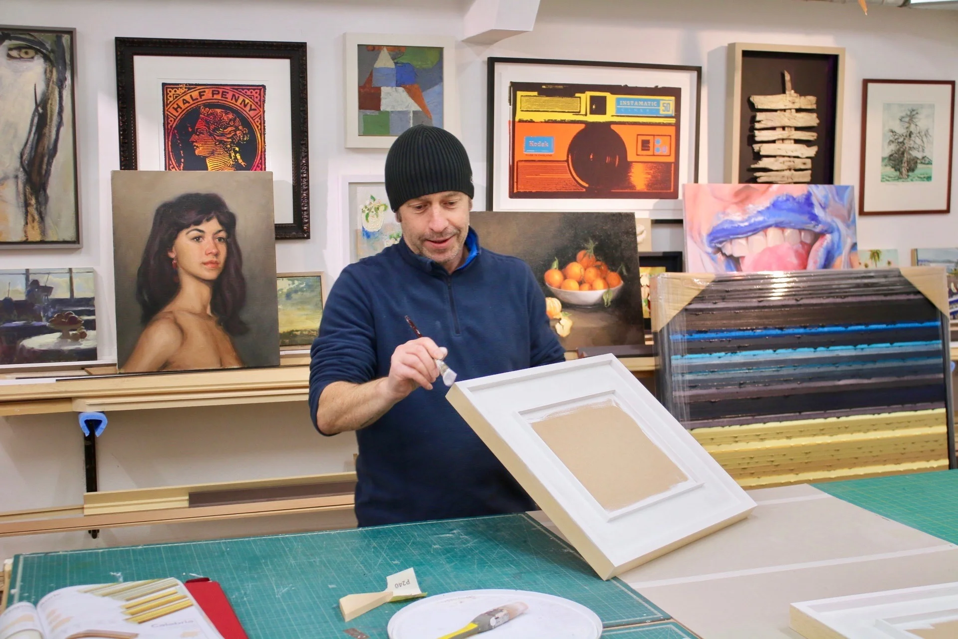All your framing needs, right here in the studios