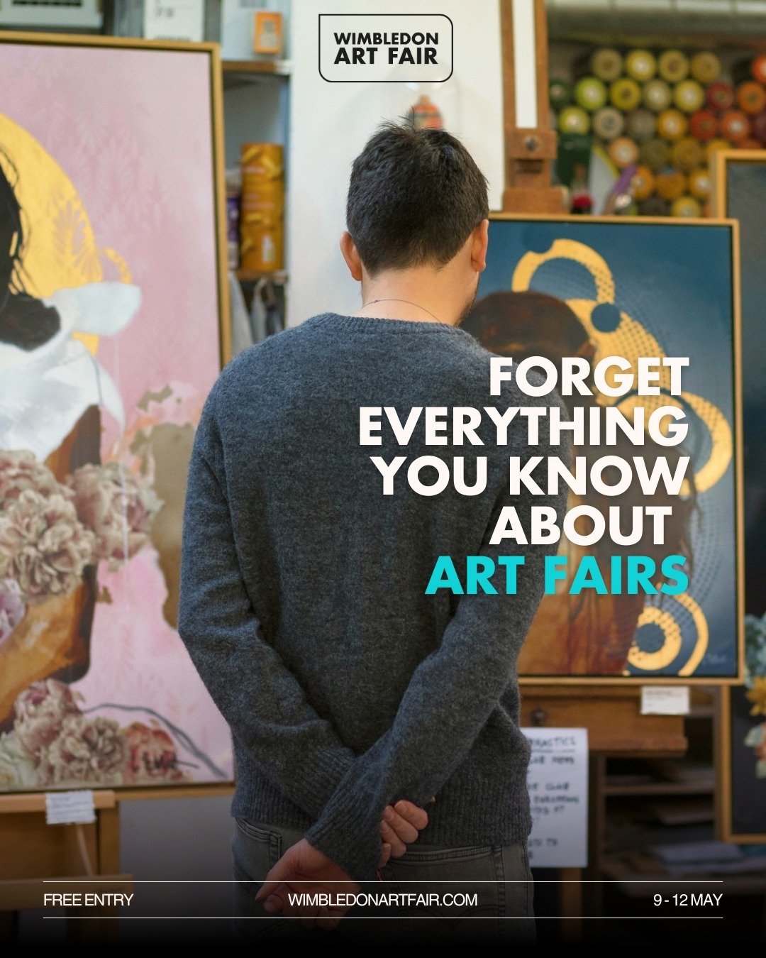 Experience art like you have never experience before at #WimbledonArtFair! 👀

From Thursday 9th - Sunday 12th of May, immerse yourself in a vibrant world of creativity. Explore 150+ open art studios, each a unique universe waiting to be explored. 🌌