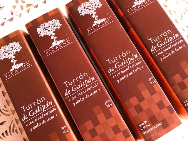 Turron de Galipan con maní y dulce de leche