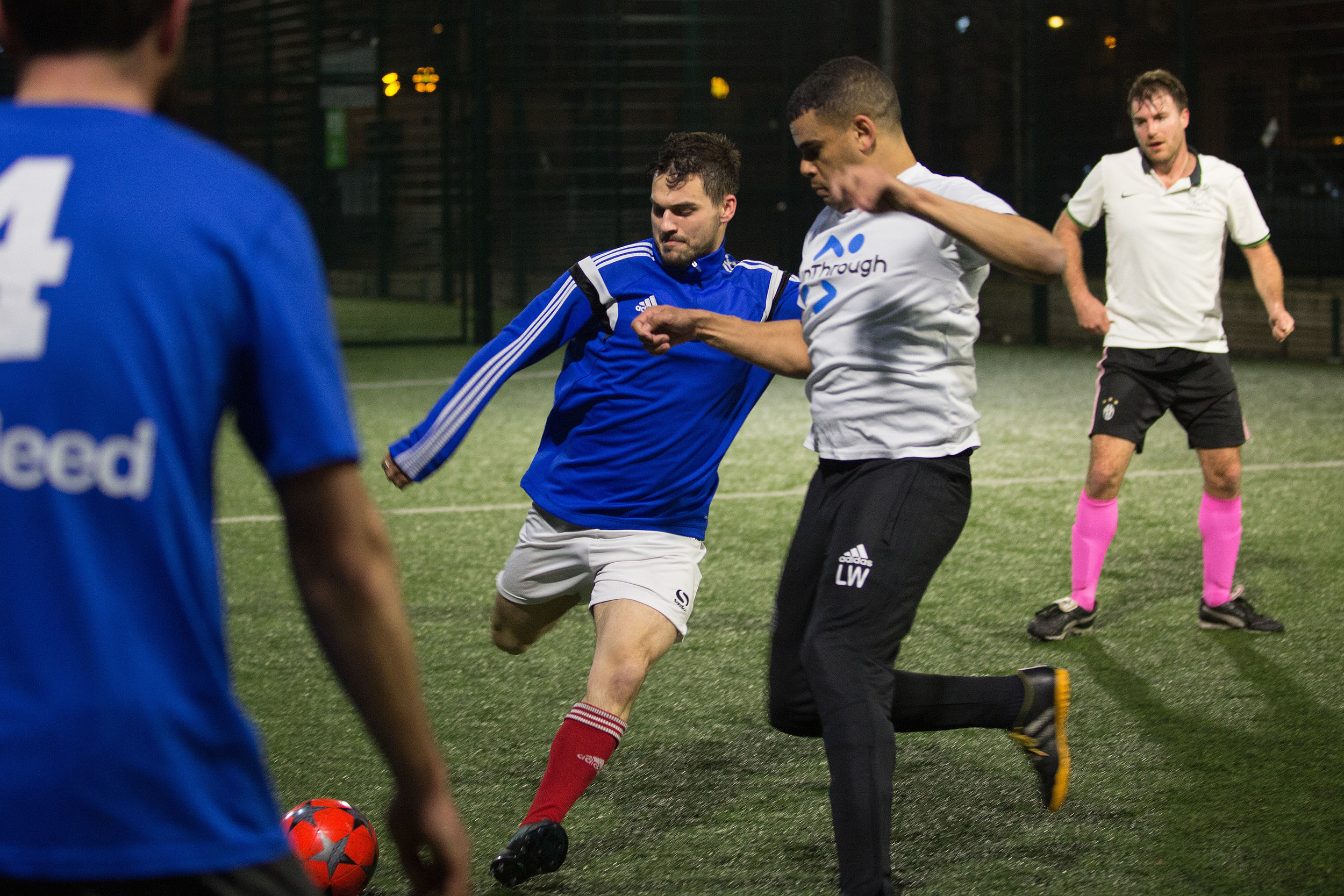 Stonewall FC. Gay football team playing at Market Road, Kings Cross. 22/2/18