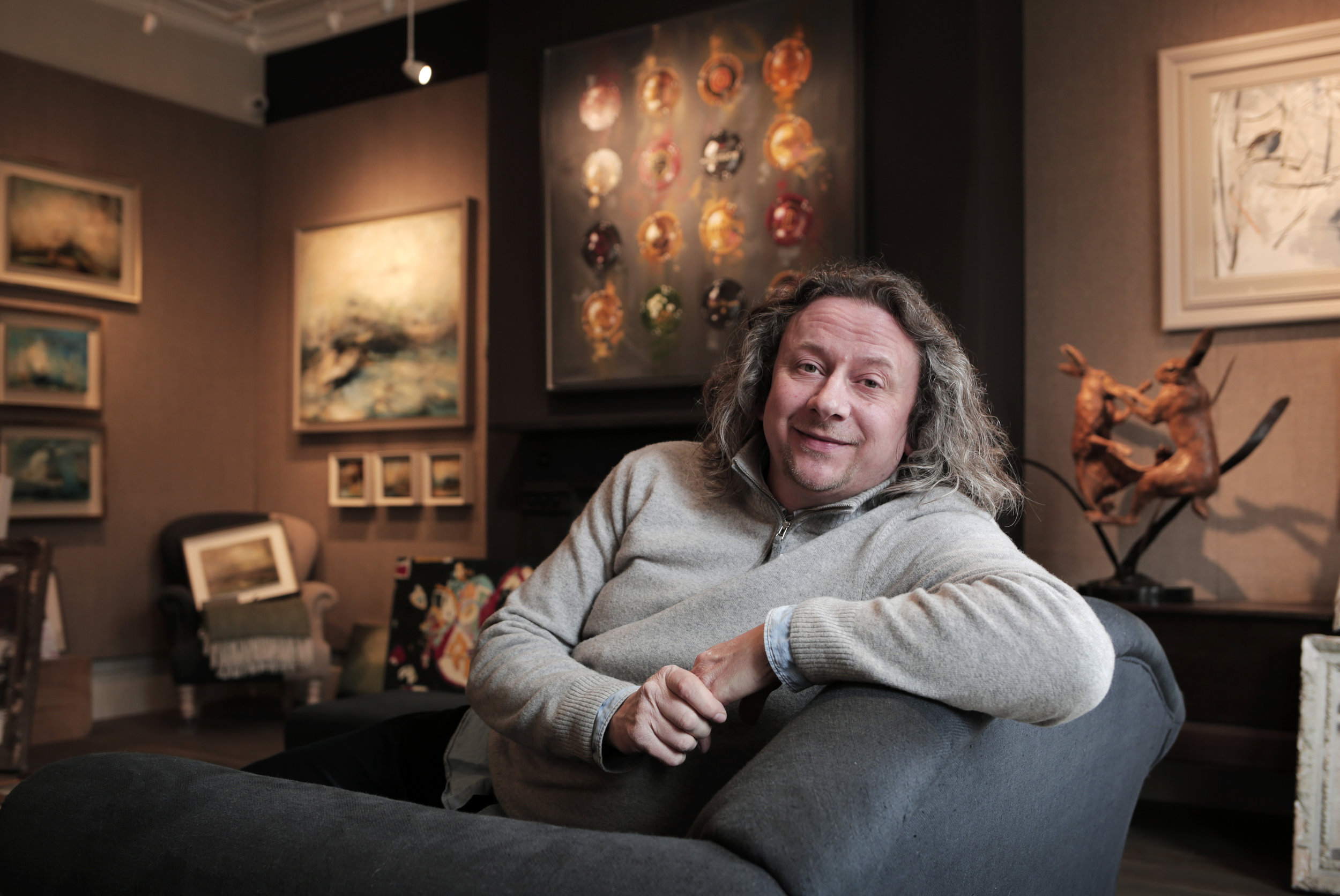 Richard Hindle, the “art angel of the North”