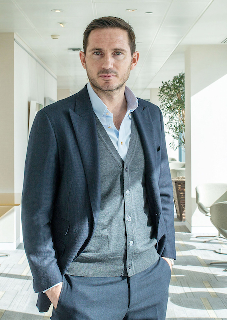  Frank Lampard. At Barclays HQ, London. 29/3/18 