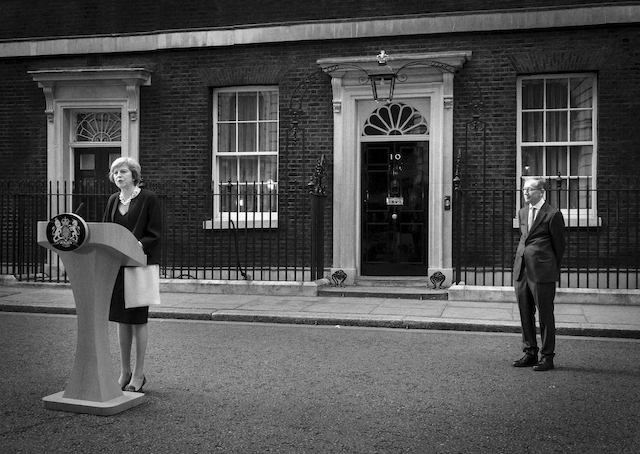 British Prime Minister, Theresa May arriving at Downing St.
Photography by Jason Bye
t: 07966 173 930
e: mail@jasonbye.com
w: www.jasonbye.com
