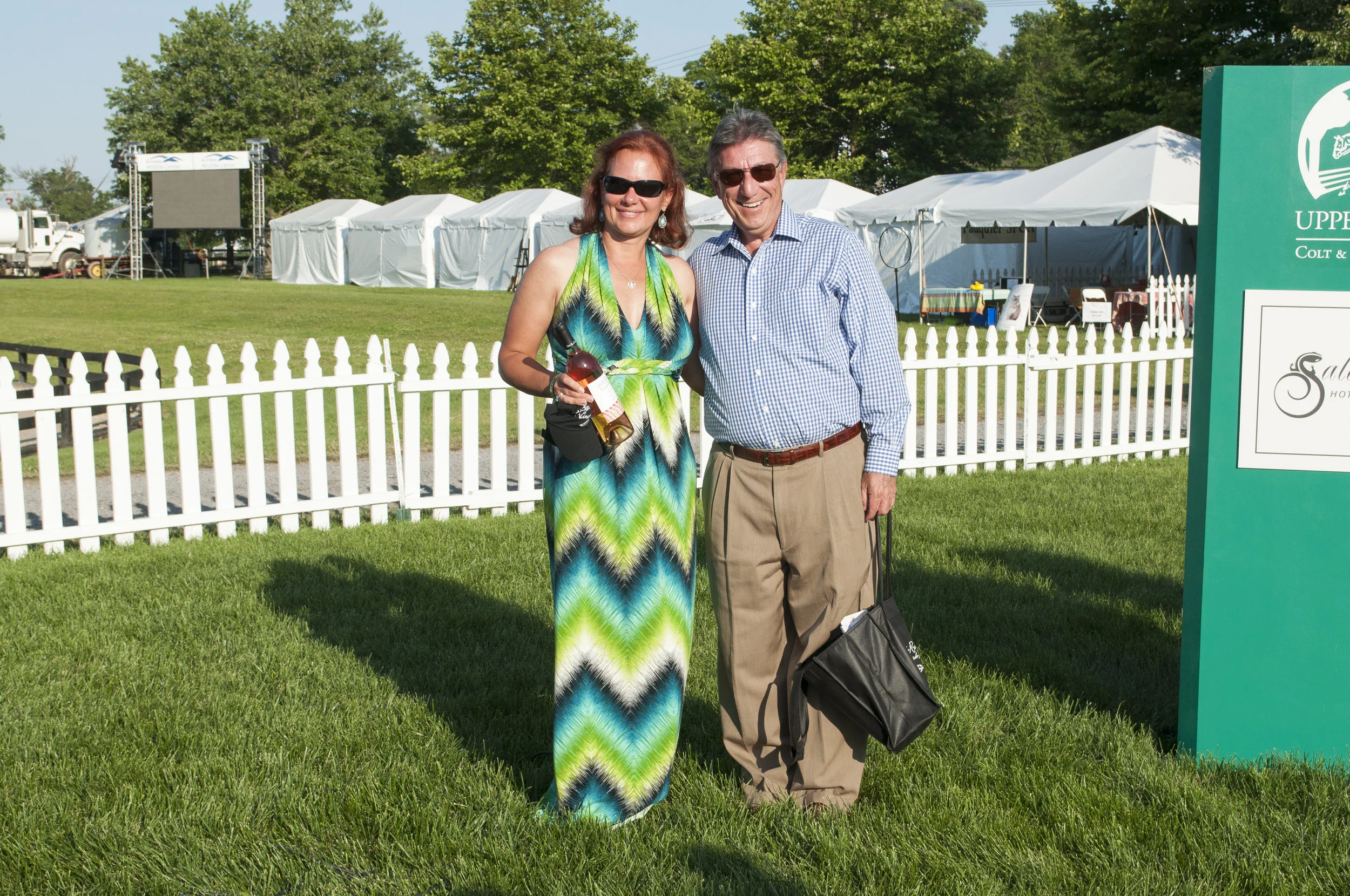 Bethann Beeman of Salem Oaks Farm and Stephen Plescow, President of Seven Loaves