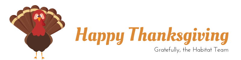 Thanksgiving — Habitat For Humanity Capital District