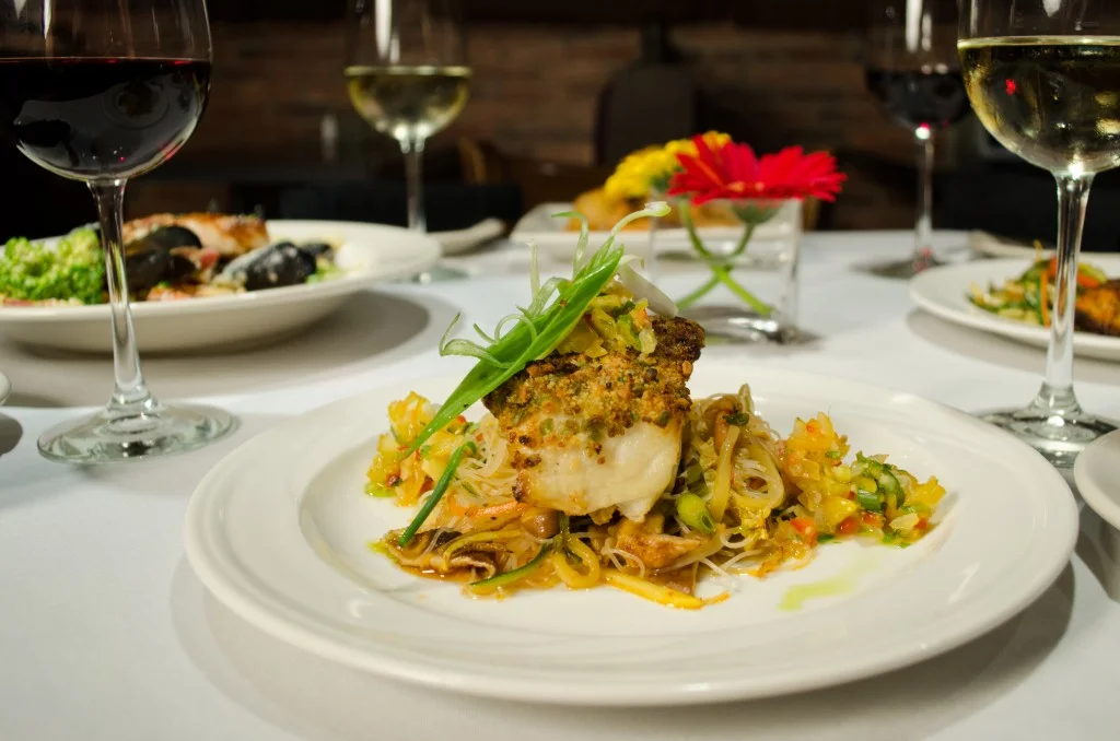Two25's Wasabi Peanut Sea Bass