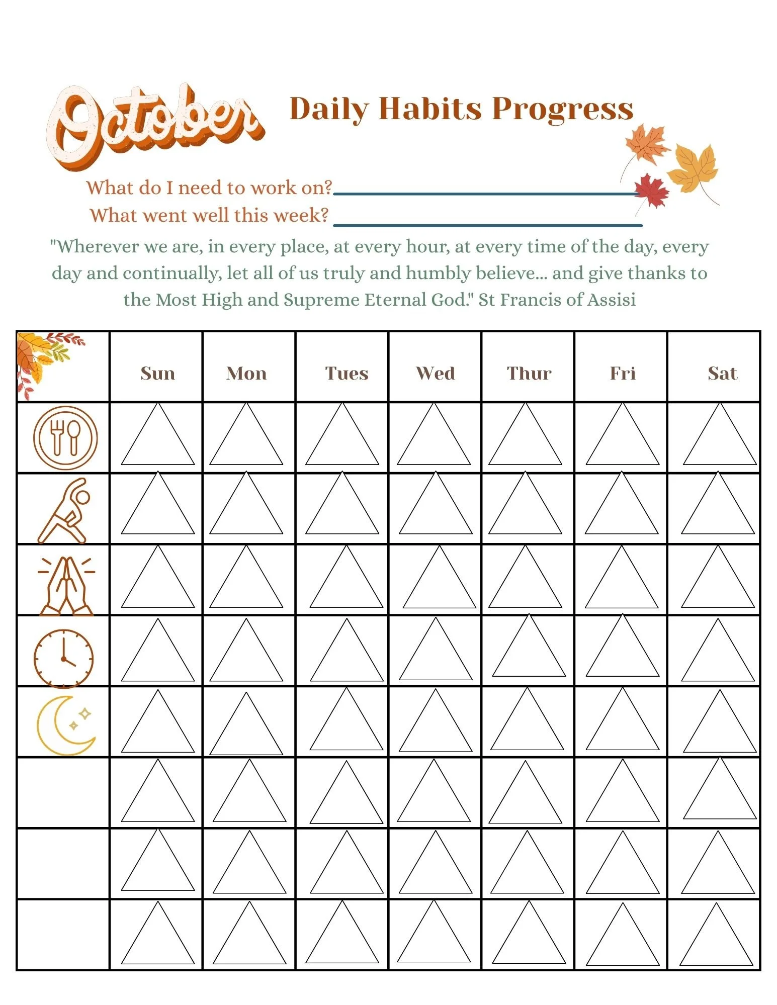 3 and 30 October weekly habit jpeg.jpg