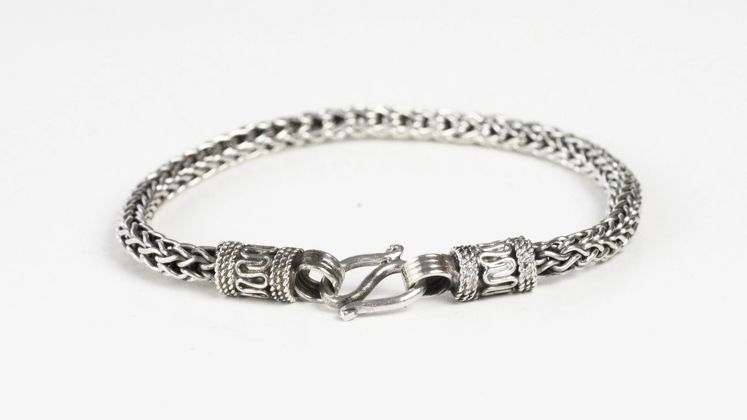 925 Sterling Silver Braided Bracelet