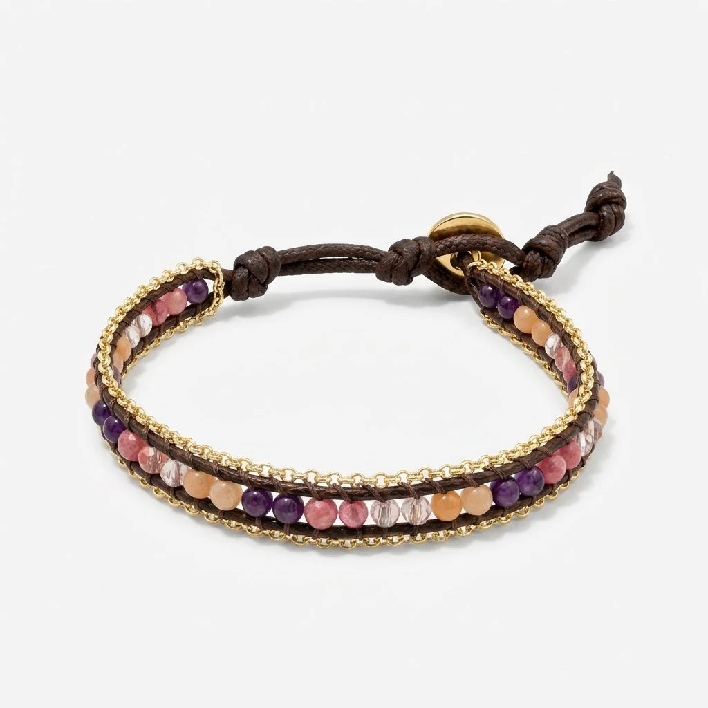 Agate Balance 1-wrap Bracelet