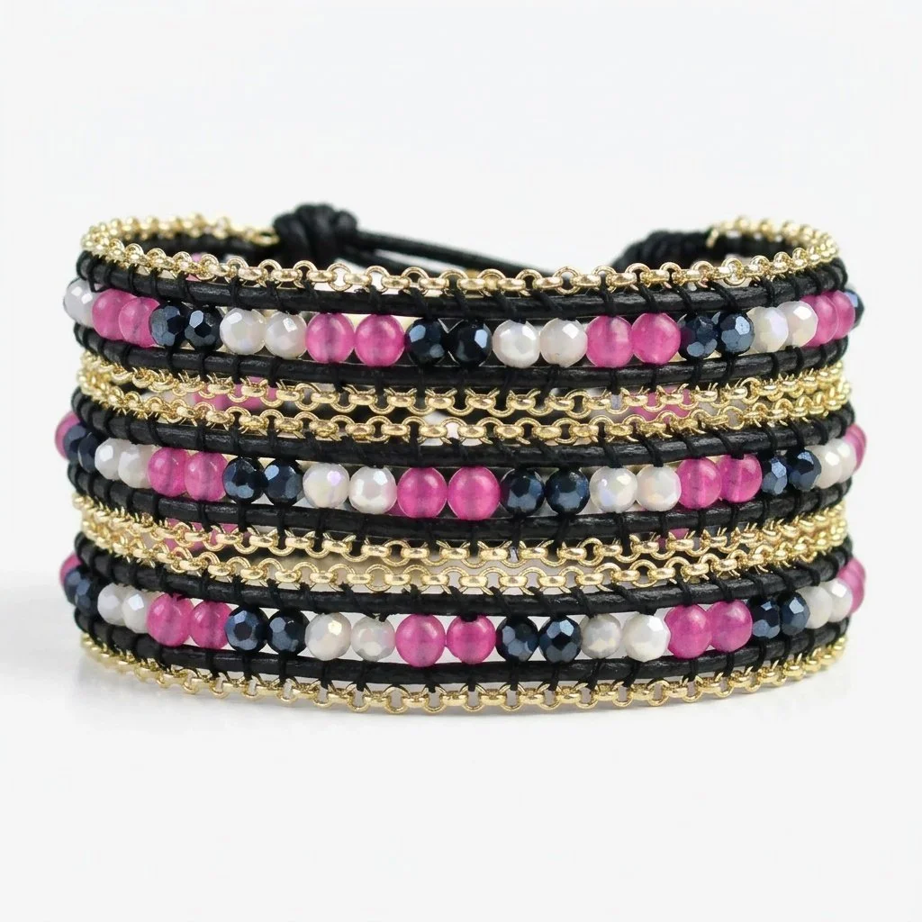 Agate Balance 3-wrap Bracelet