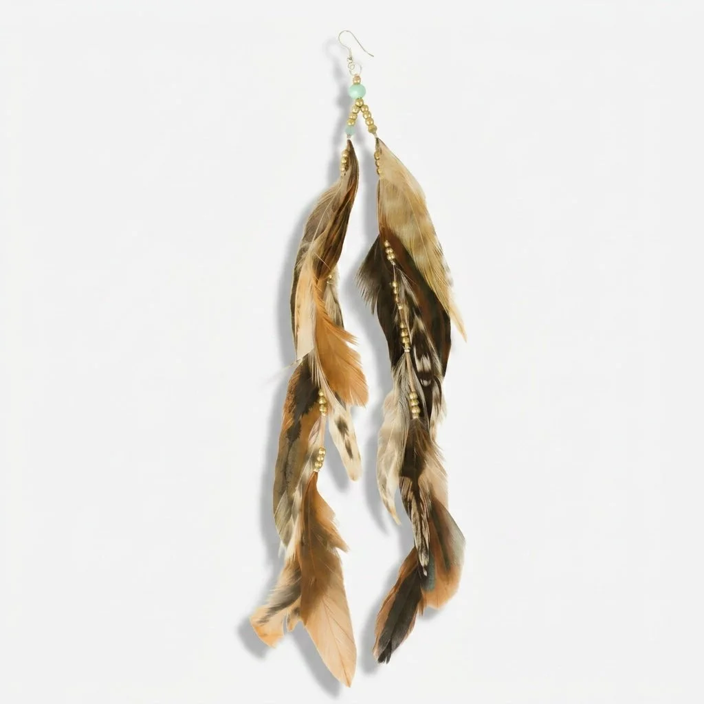 Liza Feather Earring