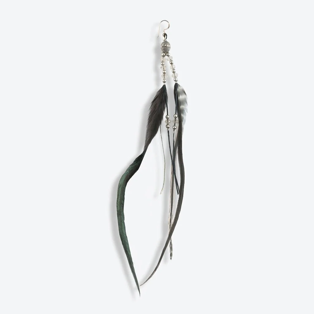 Sabrina Feather Earring